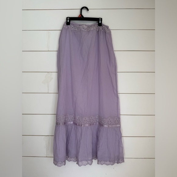 NWOT Free People skirt Morning Call Half Slip in Thistle size Medium - Picture 9 of 12